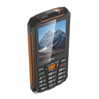 EVOLVEO StrongPhone Z6, vodotěsný odolný Dual SIM telefon, černo-oranžová