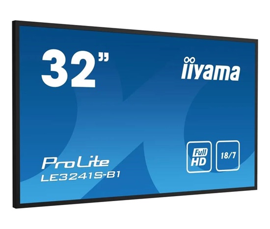 Iiyama monitor ProLite LE3241S-B1, 81 cm (32''), Full HD,IPS,USB,RJ45, RS232, black