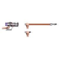 Dyson V10 Absolute 2023 akumulátorový vysavač, tyčový, cyklónový, HEPA filtr, 3 úrovně sání, LED indikátory