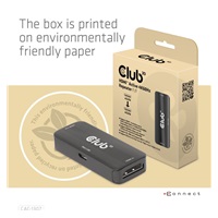 Club3D Adaptér aktivní HDMI 4K60Hz (F/F), černá