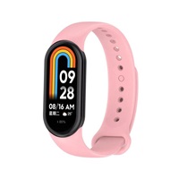 RhinoTech řemínek pro Xiaomi Mi Band 8 světle růžová