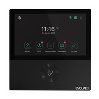 EVOLVEO DoorPhone AHD7, Sada domácího WiFi videotelefonu s ovládáním brány nebo dveří černý monitor