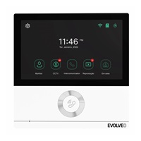 EVOLVEO DoorPhone AHD7, Sada domácího WiFi videotelefonu s ovládáním brány nebo dveří bílý monitor