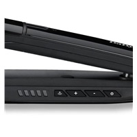 BaByliss ST496E žehlička na vlasy, 5 teplot, LED indikátor, napařování, černá / stříbrná