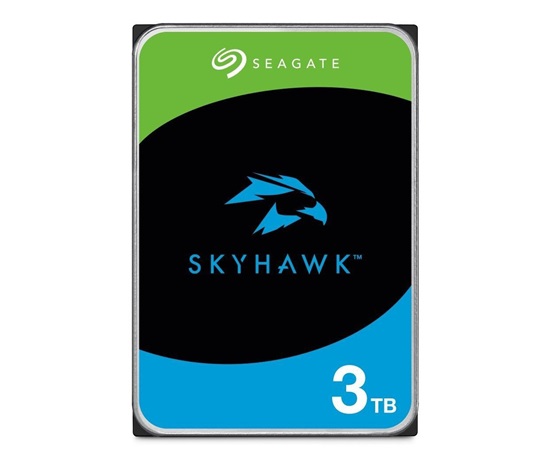 BAZAR - SEAGATE HDD SKYHAWK 3TB, SATAIII, 5400RPM, 256MB cache, recertified product