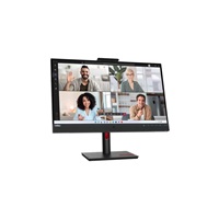LENOVO LCD T27hv-30 - 27‘‘,IPS,mat,16:9,2560x1440,75Hz,4ms,300cd/m2,1000:1,HDMI,DP,USB-C,USBHub,RJ45,VESA,rep,cam,Pivot