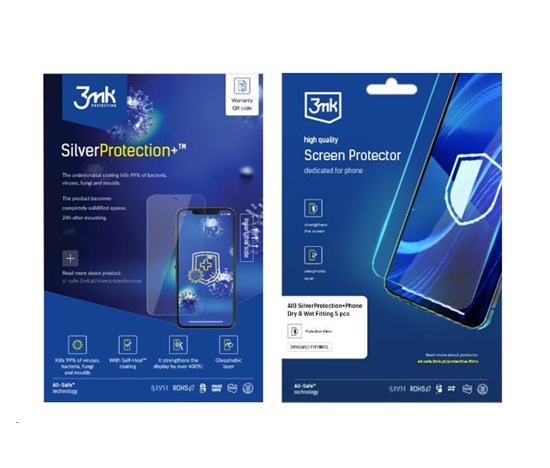 3mk All-Safe - AIO fólie SilverProtection+ Phone Dry & Wet