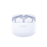 3mk bezdrátová stereo sluchátka HARDY LifePods Pro, stereo, nabíjecí pouzdro, bílá