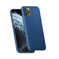 3mk ochranný kryt Matt Case pro Apple iPhone 12, 12 Pro, Blueberry