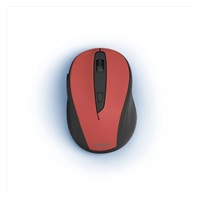 Hama bezdrátová optická myš MW-400 V2, ergonomická, červená/černá