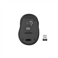 Hama bezdrátová optická myš MW-400 V2, ergonomická, zelená/černá