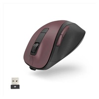 Hama bezdrátová optická myš MW-500 Recharge, nabíjatelná, tichá, bordová