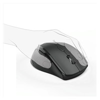 Hama bezdrátová optická myš pro leváky Riano, černá