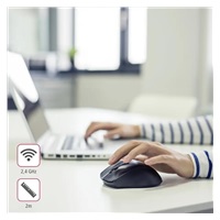 Hama bezdrátová optická myš pro leváky Riano, černá