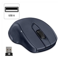 Hama laserová bezdrátová myš MW-800 V2, tmavě modrá, tichá