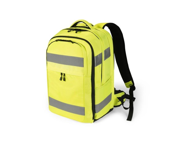 DICOTA Backpack HI-VIS 32-38 litre yellow