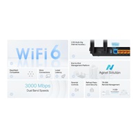 TP-Link Archer EX510 Pro EasyMesh/Aginet WiFi6 router (AX3000, 2,4GHz/5GHz, 4xGbELAN, 1x2,5GbEWAN,1xUSB3.0)