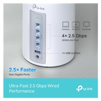 TP-Link Deco BE65(2-pack) WiFi7 Mesh(BE9300,2,4GHz/5GHz/6GHz,4x2,5GbELAN/WAN, 1xUSB3.0)