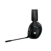 ACER Predator Galea 550 - bezdrátová herní sluchátka BT+2.4RF; 50mm neodymové měniče; odnímatelný mikrofon; fre