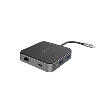 ACER  7in1 USB4 8K Multi Display hub: 1 x HDMI + 1 DP + 2 x USB3.2 + 1 x USB C + 1 x RJ45 + 1 x 3.5mm audio port