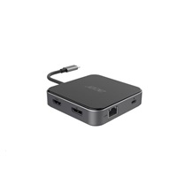 ACER  7in1 USB4 8K Multi Display hub: 1 x HDMI + 1 DP + 2 x USB3.2 + 1 x USB C + 1 x RJ45 + 1 x 3.5mm audio port