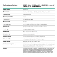 HPE PL DL20g11 E-2434 (3.4G/4C) 16G 2LFF-HP 290W