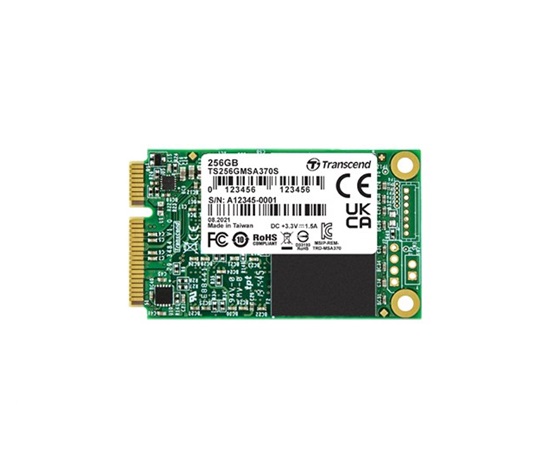 TRANSCEND SSD 128GB 370S, mSATA, SATA III, MLC