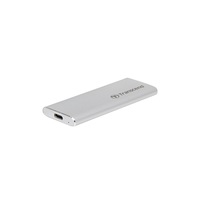 TRANSCEND Externí SSD ESD260C 500GB, USB 3.1 GEN 2, Typ-C, stříbrná