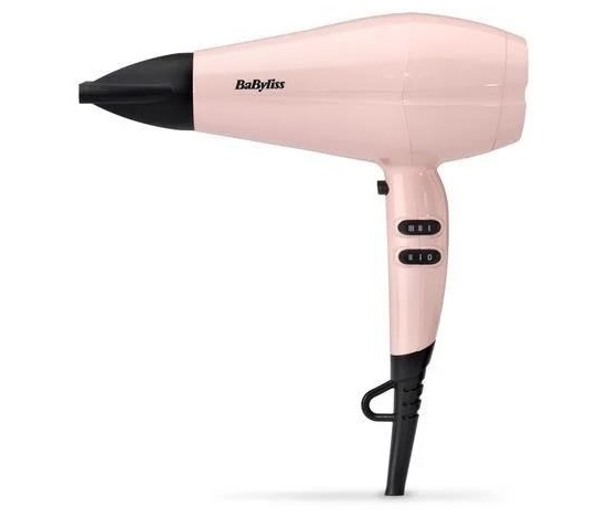 BAZAR - BaByliss 5337PRE fén na vlasy, 2200 W, ionizace, 2 rychlosti, 3 teploty, závěsné očko, růžový - poškozený obal