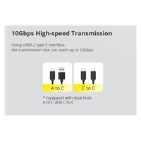 HIKSEMI externí box MDS1, M.2 SATA NVMe Enclosure, Až 2280, černá