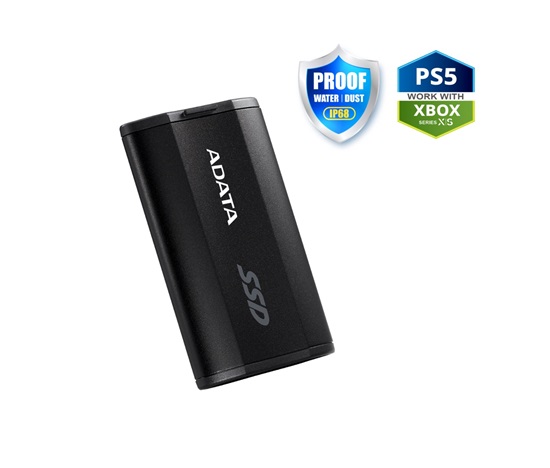 ADATA External SSD 500GB SD810 USB 3.2 USB-C, Černá