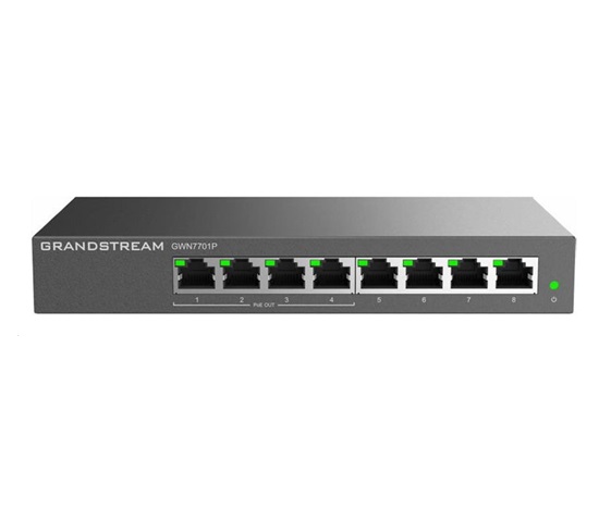 Grandstream GWN7701P Unmanaged Network Switch 8 portů / 4 PoE out