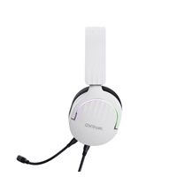 TRUST Herní sluchátka GXT 490W FAYZO, USB, bílá