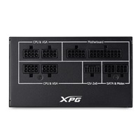 ADATA XPG zdroj CORE REACTOR II VE 650W, 80+ GOLD, Plně Modularní,  ATX 3.1