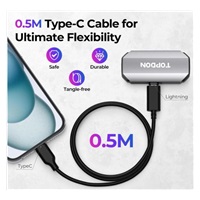 TOPDON redukční kabel pro termokameru TCView TC002 pro zařízení Apple a konektorem USB-C