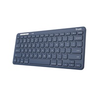 TRUST klávesnice LYRA, Bezdrátová klávesnice, US, modrá