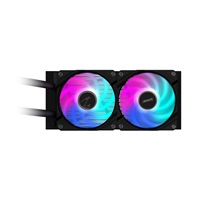 GIGABYTE vodní chladič AORUS WATERFORCE X II 240, 2x120mm ARGB, LCD displej, LGA1851, AM5