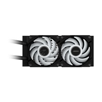 GIGABYTE vodní chladič AORUS WATERFORCE X II 240, 2x120mm ARGB, LCD displej, LGA1851, AM5