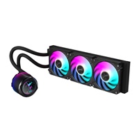 GIGABYTE vodní chladič AORUS WATERFORCE X II 360, 2x120mm ARGB, LCD displej, LGA1851, AM5