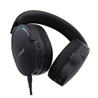 TRUST Herní sluchátka GXT 491 FAYZO, Bezdrátová, USB, černá