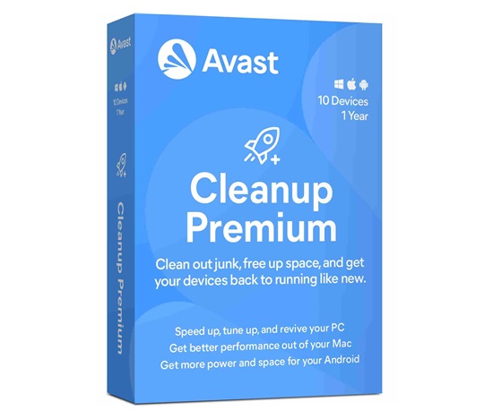 _Nová Avast Cleanup Premium Multi-Device 1 licence na 12 měsíců
