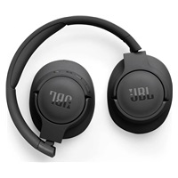 JBL Tune 720BT Black bezdrátová sluchátka přes uši, Bluetooth 5.3, až 76 hodin a rychlé dobití, černá