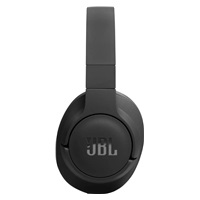 JBL Tune 720BT Black bezdrátová sluchátka přes uši, Bluetooth 5.3, až 76 hodin a rychlé dobití, černá