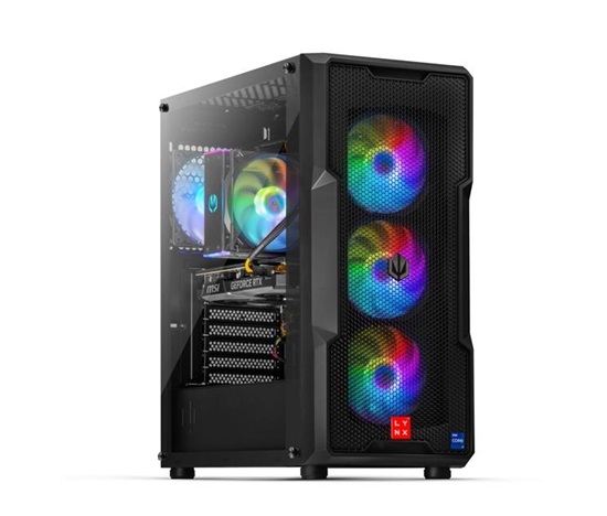 LYNX Challenger Ryzen 7 5700X 32GB 1T SSD NVMe RTX 4070 12G W11 Home alza