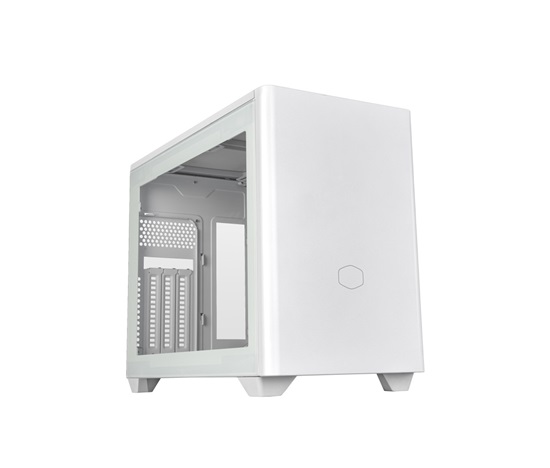 Cooler Master case NR200P V2 mini-ITX, 2x USB 3.2 Gen1, 1x USB-C 3.2 Gen2x2, bílá