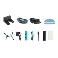 Salente L6, laserový robotický vysavač, stírání vodou, nabíjecí stanice, černý