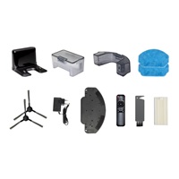 Salente R2, robotický vysavač, stírání vodou, nabíjecí stanice, černý