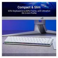 ASUS klávesnice ROG FALCHION RX Low profile (ROG NX Snow), US