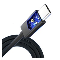 3mk datový kabel - Hyper ThunderBolt Cable 240W, černá