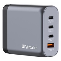 VERBATIM GaN Nabíječka do sítě GNC-140, 140W, 3x USB-C, 1x USB